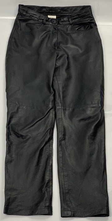 Pantaloni de piele naturală marimea 32(M) dama