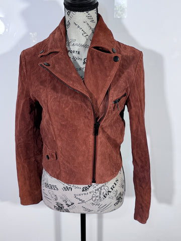 Geaca Mango 100% piele naturala marimea S dama