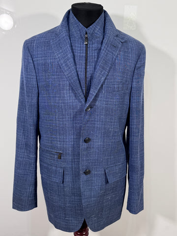 Sacou Corneliani ID Milestones/Paddock 2in1 70% lana virgina 16% matase si 14% in marimea 48 M barbat