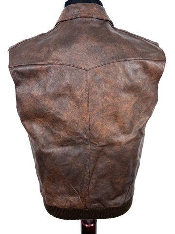 Vesta 100% piele naturala marimea M barbat
