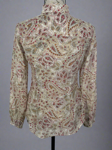 Camasa Massimo Dutti 66% bumbac 34% matase marimea 36 S dama