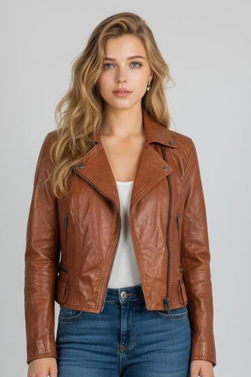 Geaca Esprit 100% piele naturala marimea M dama