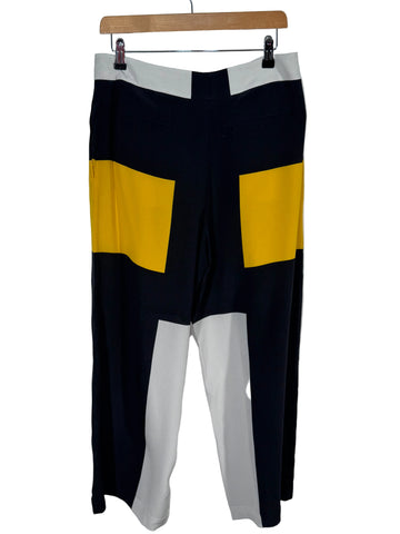 Pantaloni Burberry made in Romania 100% matase marimea M