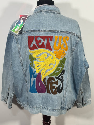 Geaca de blugi Levi’s Pride Liberation oversize marimea XL ,L  barbat