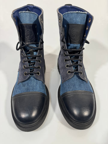 Ghete Diesel 100% piele naturala+ denim marimea 41 barbat