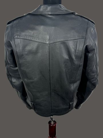 Geaca moto Polo 100% piele cu protecția doar la spate lipsă coate și umeri marimea M barbat