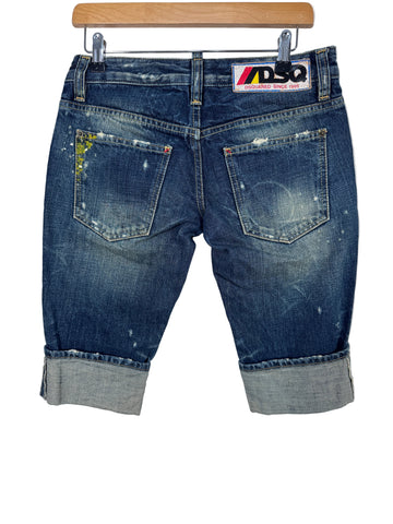 Pantaloni scurti Dsquared2 din denim marimea 40 dama