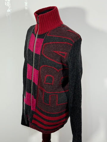 Cardigan/ bluza Frankie Morello 80% lana marimea 52 barbat