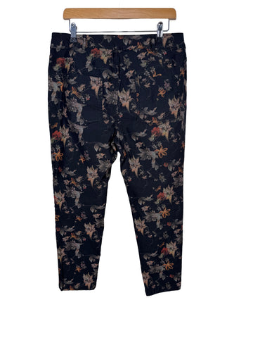 Pantaloni Bexleys cu motiv floral marimea L-XL dama