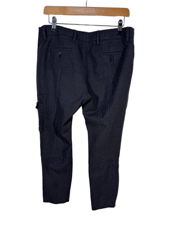 Pantaloni Prada made in Italy 100% lana marimea 44 dama