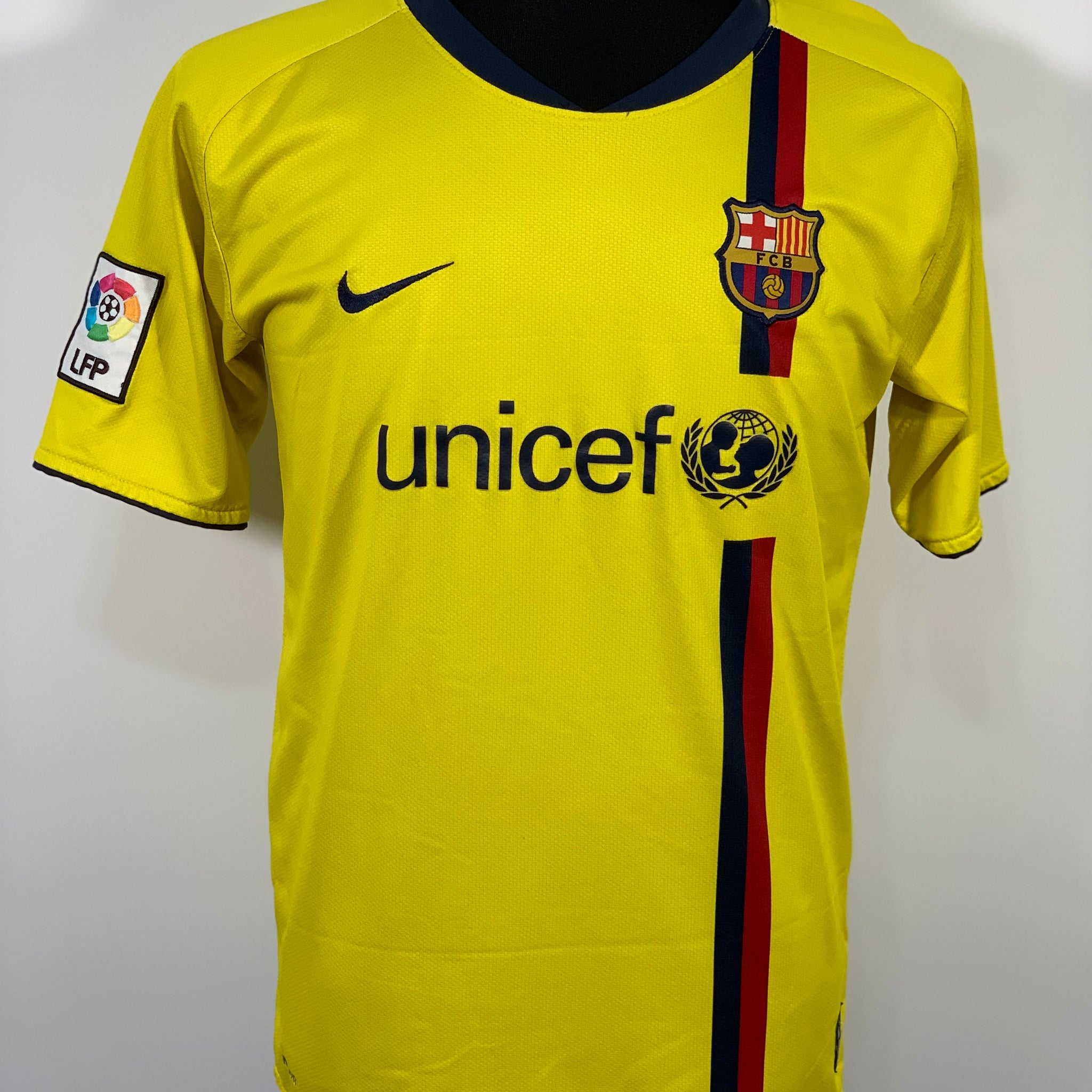 Tricou Nike FC Barcelona 2008/09 deplasare marimea XL 13-14 ani copii