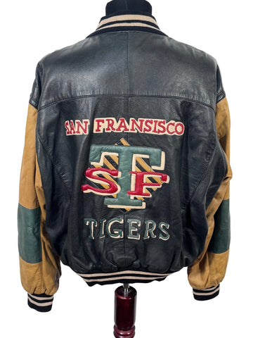 Geaca  NFL San Francisco Tigers  100% piele naturala marimea 52 L barbat