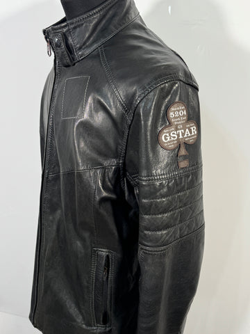 Geaca G-Star Raw 100% piele naturala marimea L barbat