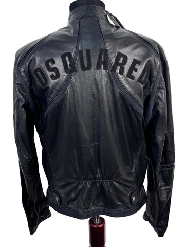 Geaca Dsquared2 100% piele naturala marimea 54 barbat