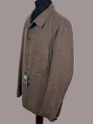 Sacou Club of Gents Savile Row Marzotto fabrics Italy 100% lana marimea 50 M-L barbat