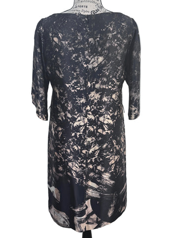Rochie Hugo Boss 100% matase naturala lipsa cordon marimea 36 S dama