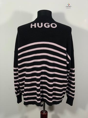 Pulover Hugo Boss 10% lână mărimea L Oversize damă