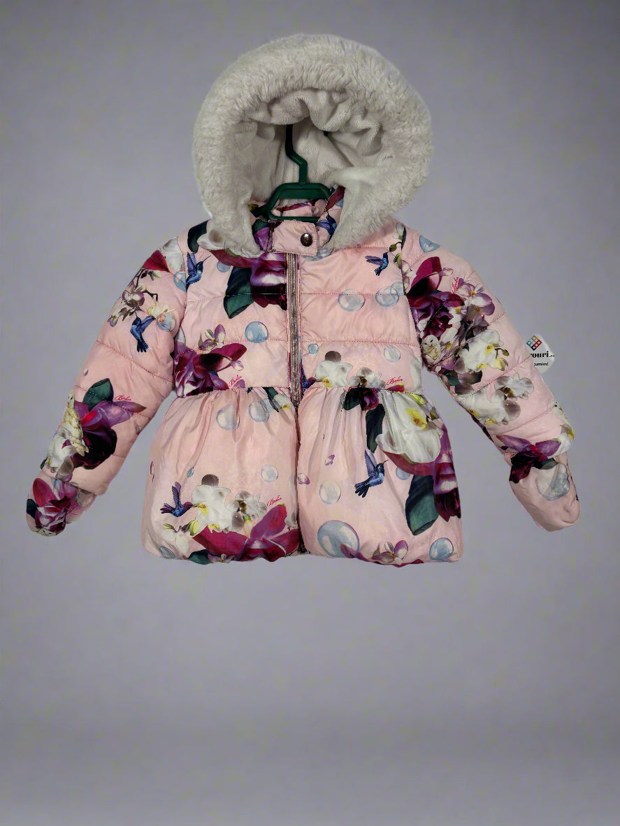 Geaca Ted Baker cu manusi marimea 3-4 ani fetite