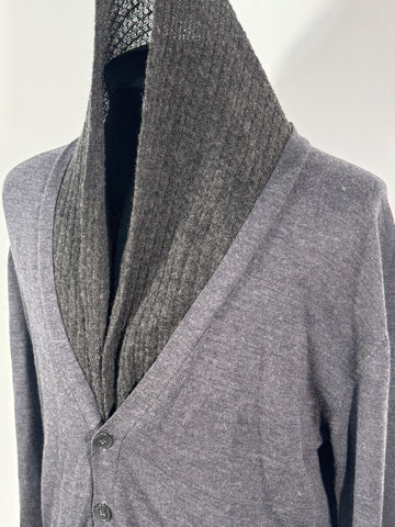 Cardigan Daniele Fiesoli 90%merino 7% alpaca marimea L barbat