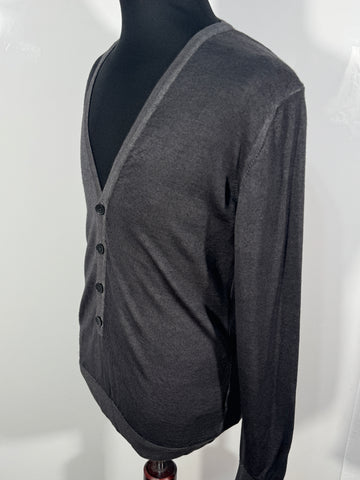 Cardigan/Pulover Daniele Fiesoli 100% merino extrafine marimea S barbat