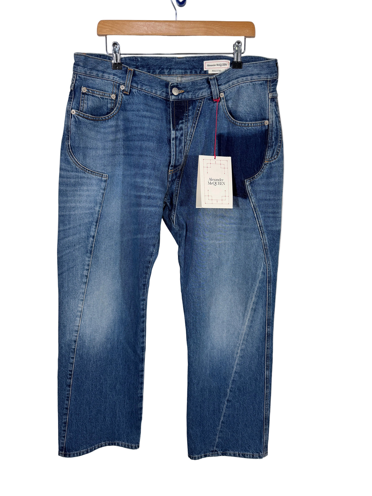 Blugi Alexander McQueen made in Italy marimea 52 L-XL dama