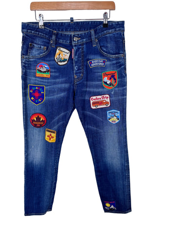 Blugi Dsquared2 marimea 50 barbat