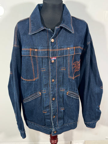 Geaca vintage Esco din denim marimea XL barbat