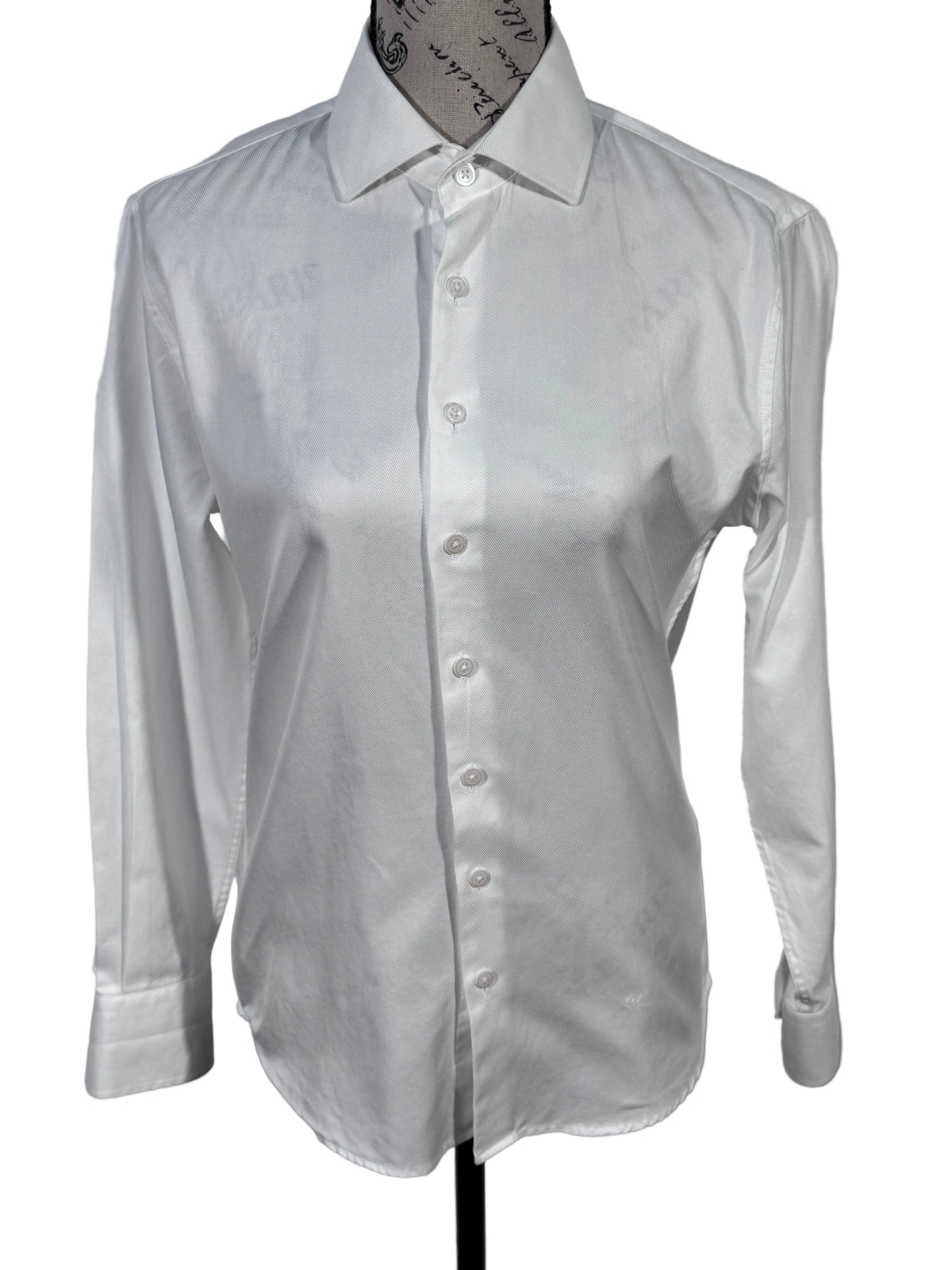 Camasa Atelier NA Paris stofa Thomas Mason Bespoke marimea S dama