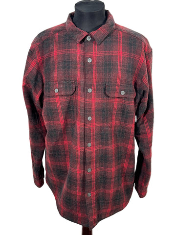 Camasa Columbia Windward Plaid Insulated 5% lana captusita marimea XL barbat