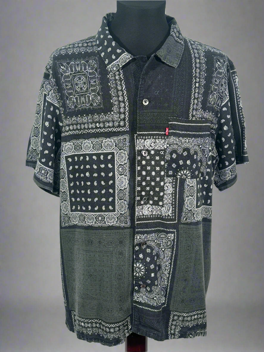 Camasa Levi’s Cubano Bandana marimea M fit L barbat