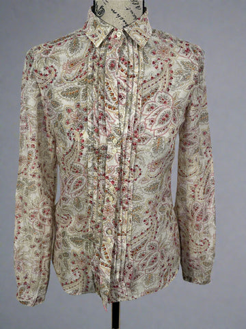 Camasa Massimo Dutti 66% bumbac 34% matase marimea 36 S dama