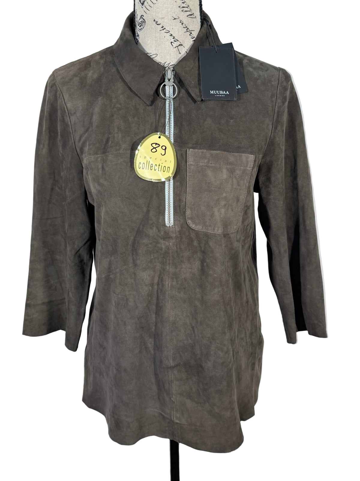 Camasa Muubaa London 100% piele naturala marimea 36 S dama