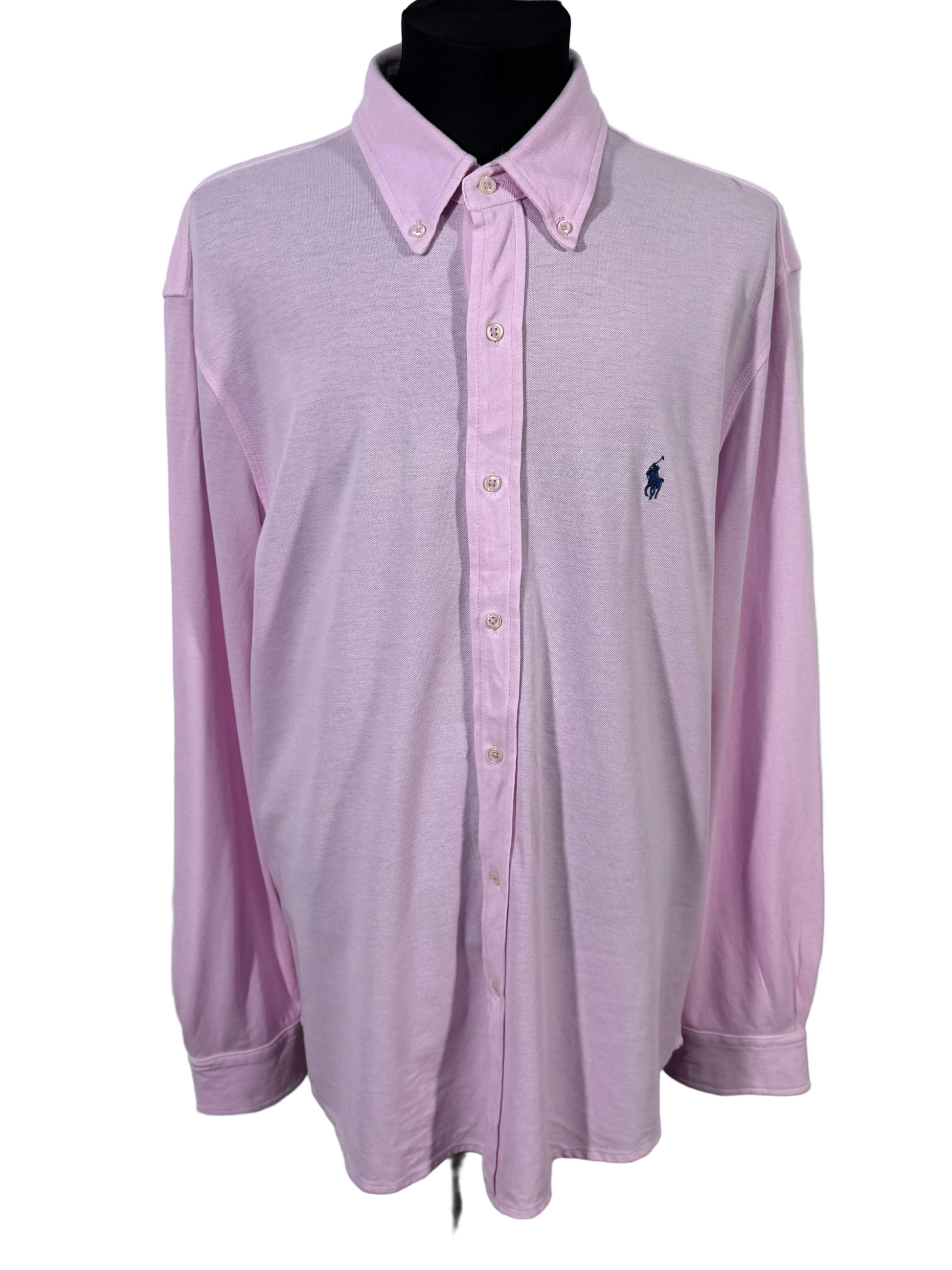 Camasa Polo Ralph Lauren material ca de tricou mărimea XL barbat