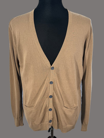 Cardigan Daniele Fiesoli made in Italy 65% bumbac 35% lana  marimea M barbat