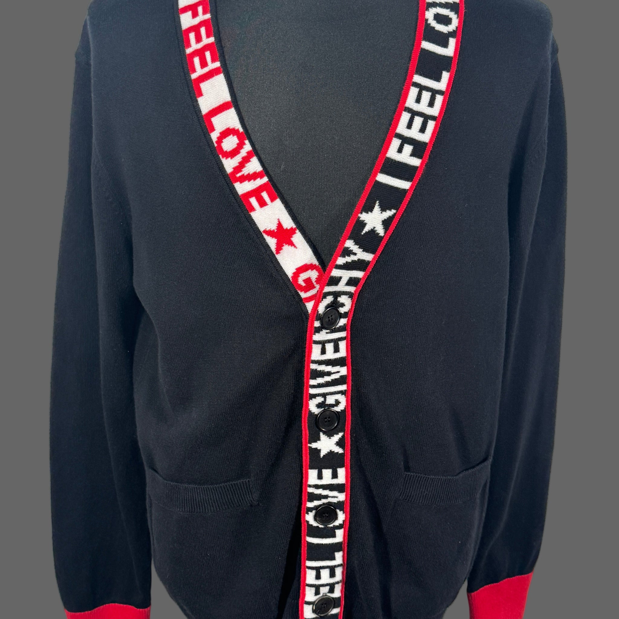 Cardigan Givency Paris Love Edition marimea M barbat