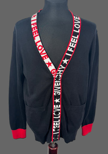 Cardigan Givency Paris Love Edition marimea M barbat