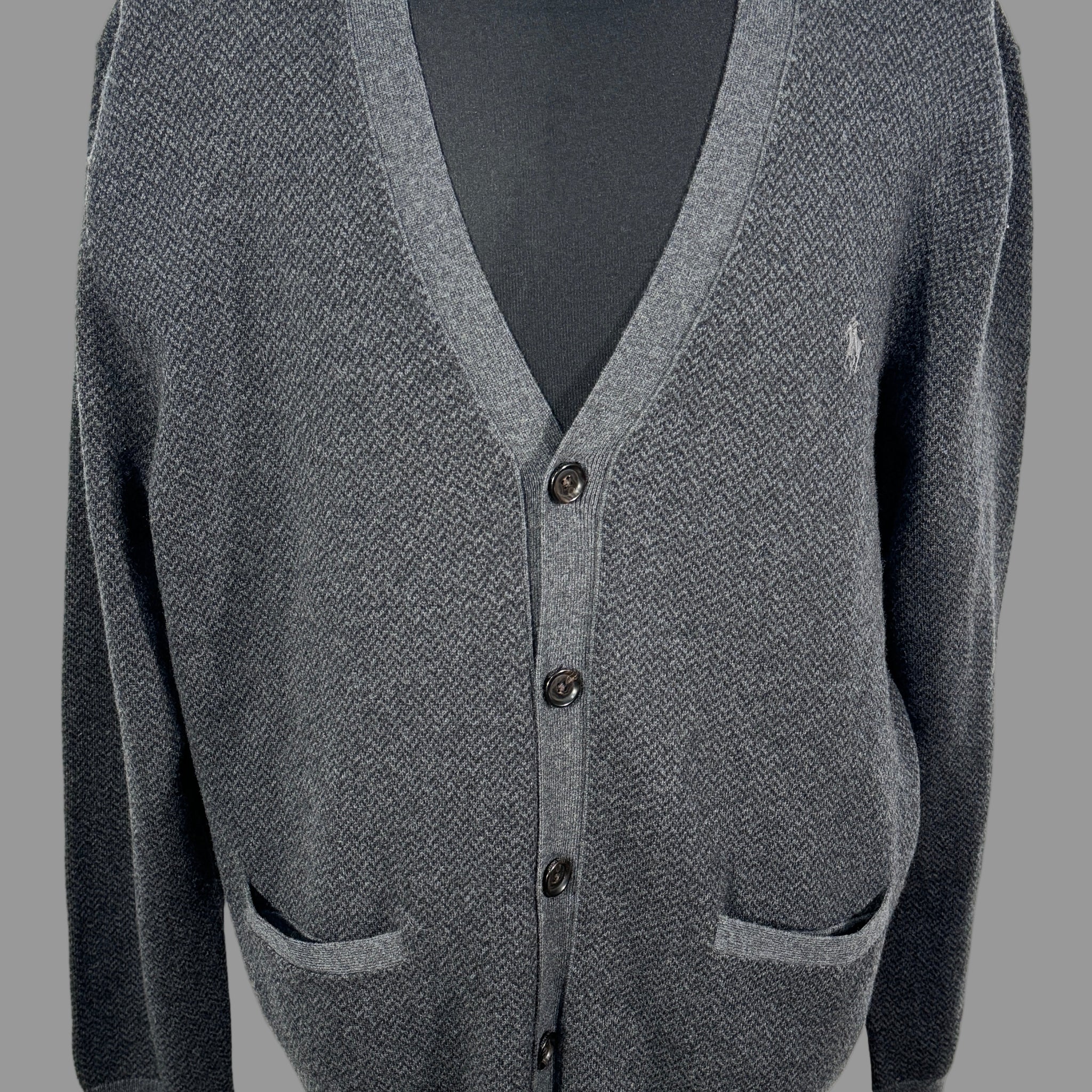 Cardigan Polo Ralph Lauren 100% lana marimea L/G barbat
