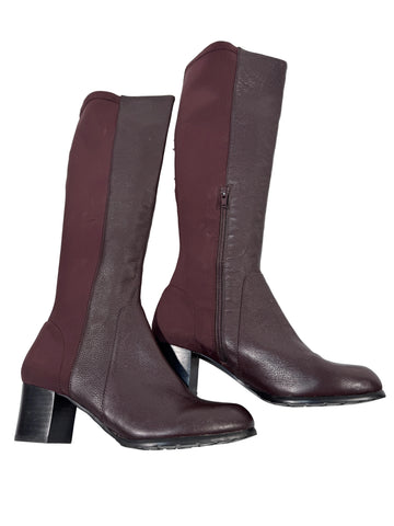 Cizme Bata made in Italy piele naturală + textil marimea 39 dama