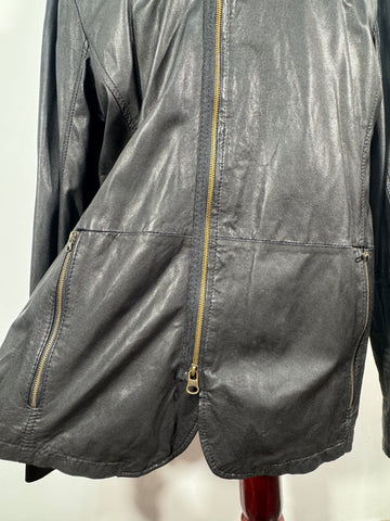 Geaca Armani Jeans 30 Aniversario 100% piele naturala marimea XL barbat