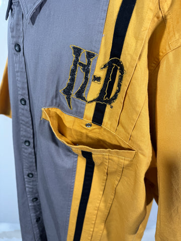 Camasa Harley Davidson marimea 3XL fit 2XL barbat