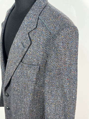 Sacou Hugo James vintage retro 100% Lana marimea M barbat