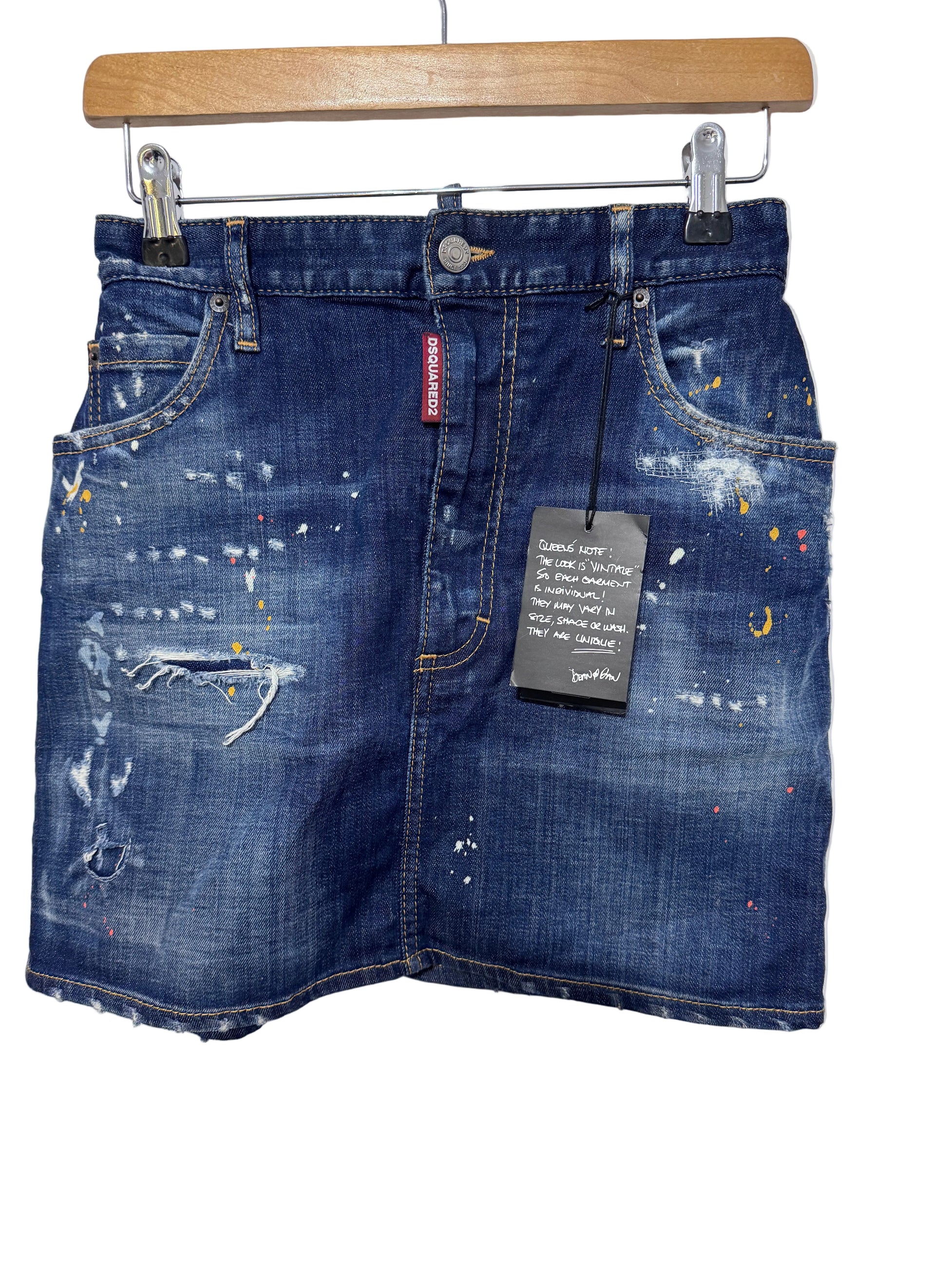 Fusta de blugi Dsquared2 marimea 38 dama