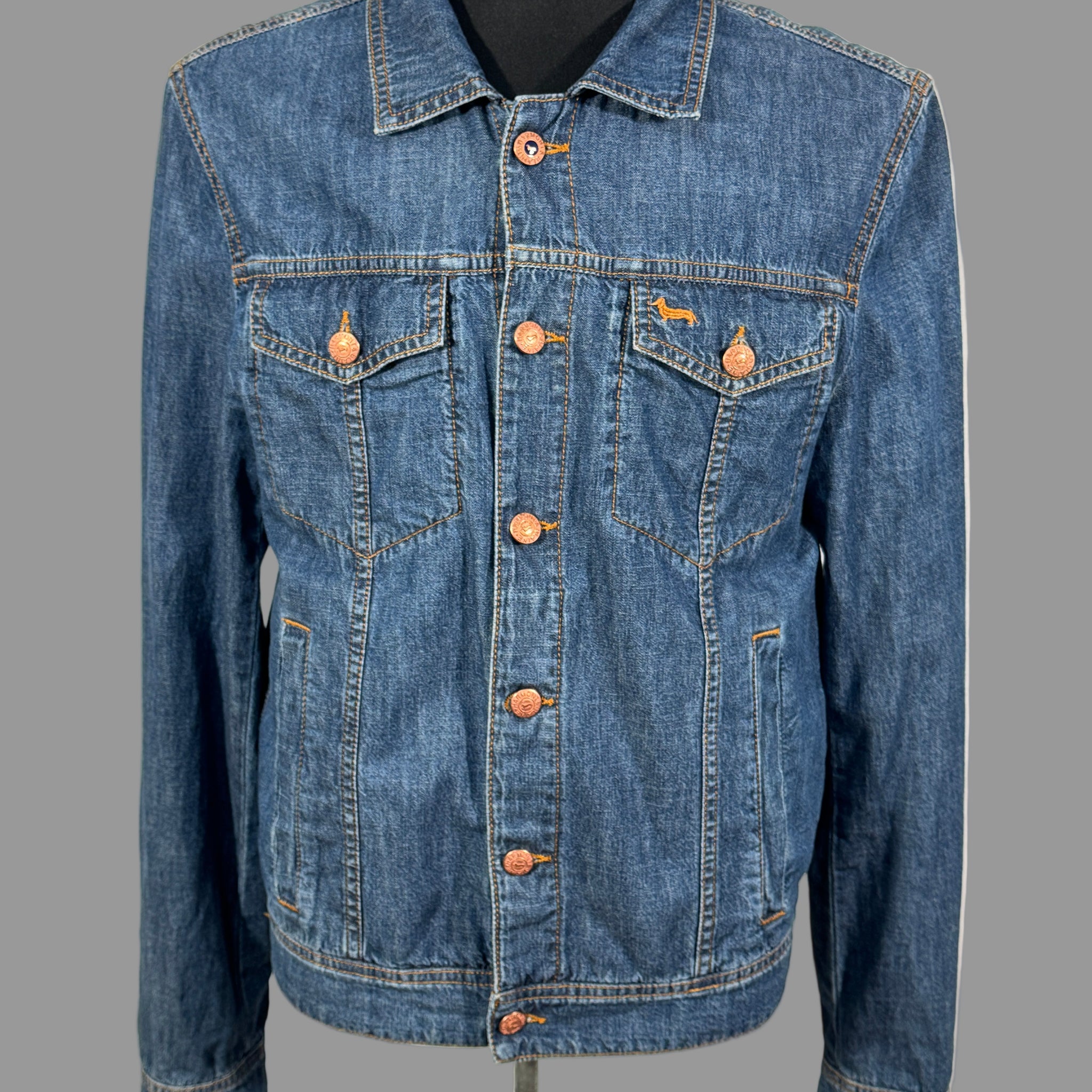 Geaca Harmont & Blaine din denim subtire marimea S barbat