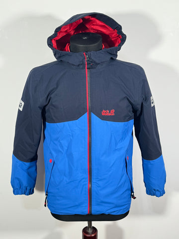 Geacă Jack Wolfskin 3in1 cu polar detașabil mărimea 140 copii