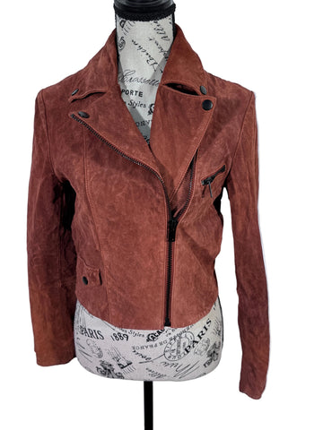 Geaca Mango 100% piele naturala marimea S dama