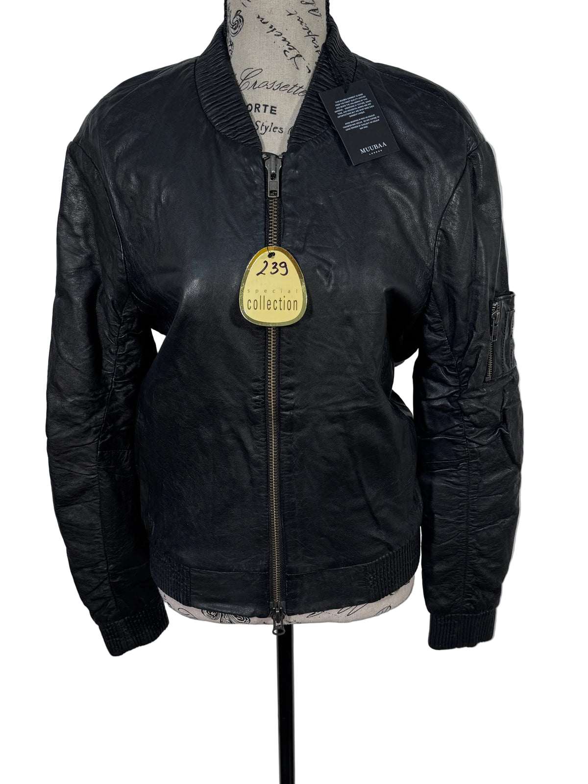 Geaca Muubaa London 100% piele naturala marimea 38 S dama