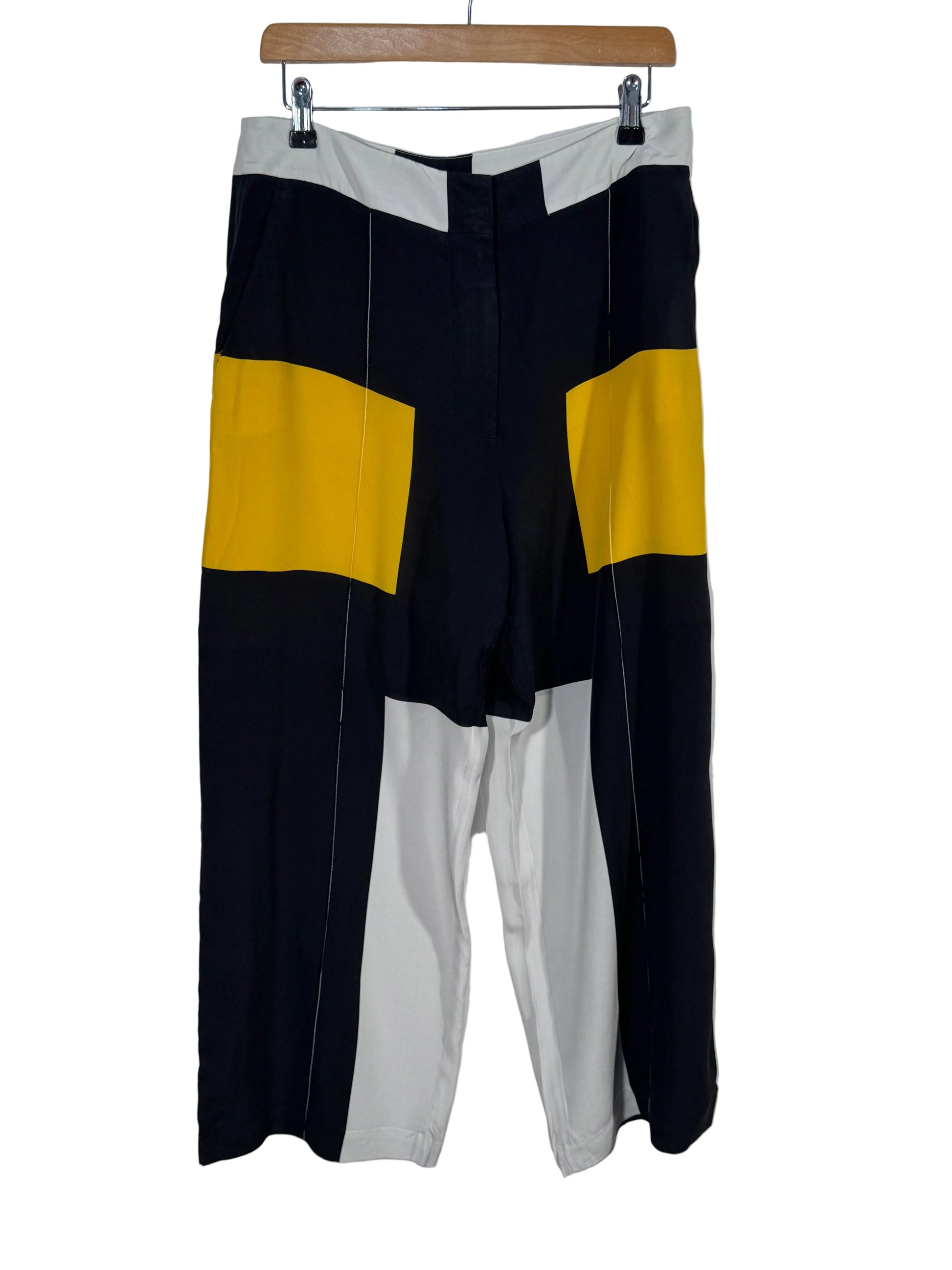 Pantaloni Burberry made in Romania 100% matase
