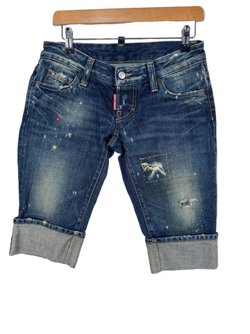 Pantaloni scurti Dsquared2 din denim marimea 40 dama