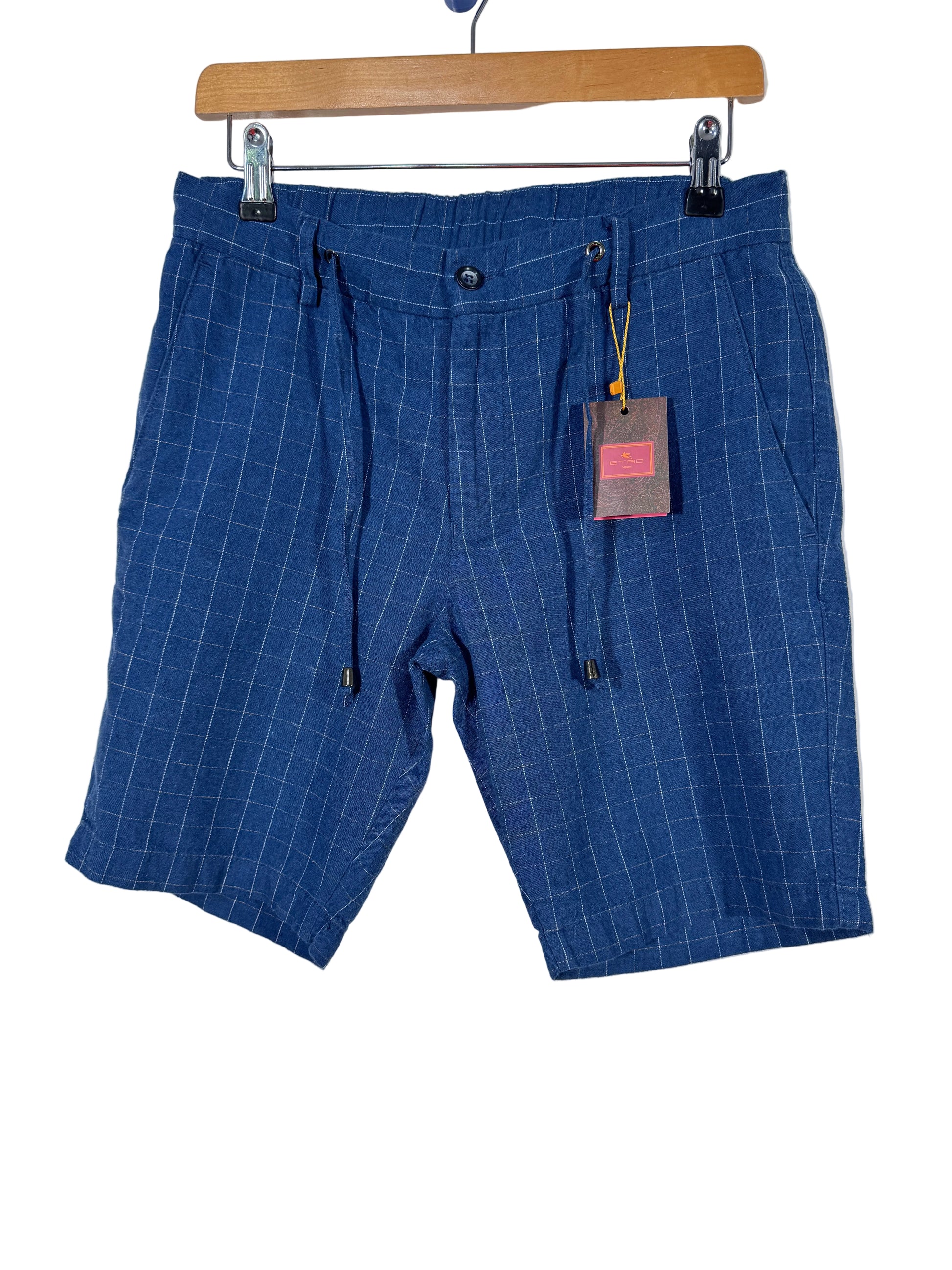 Pantaloni scurti Etro made in Italy 65% in marimea 42 barbat