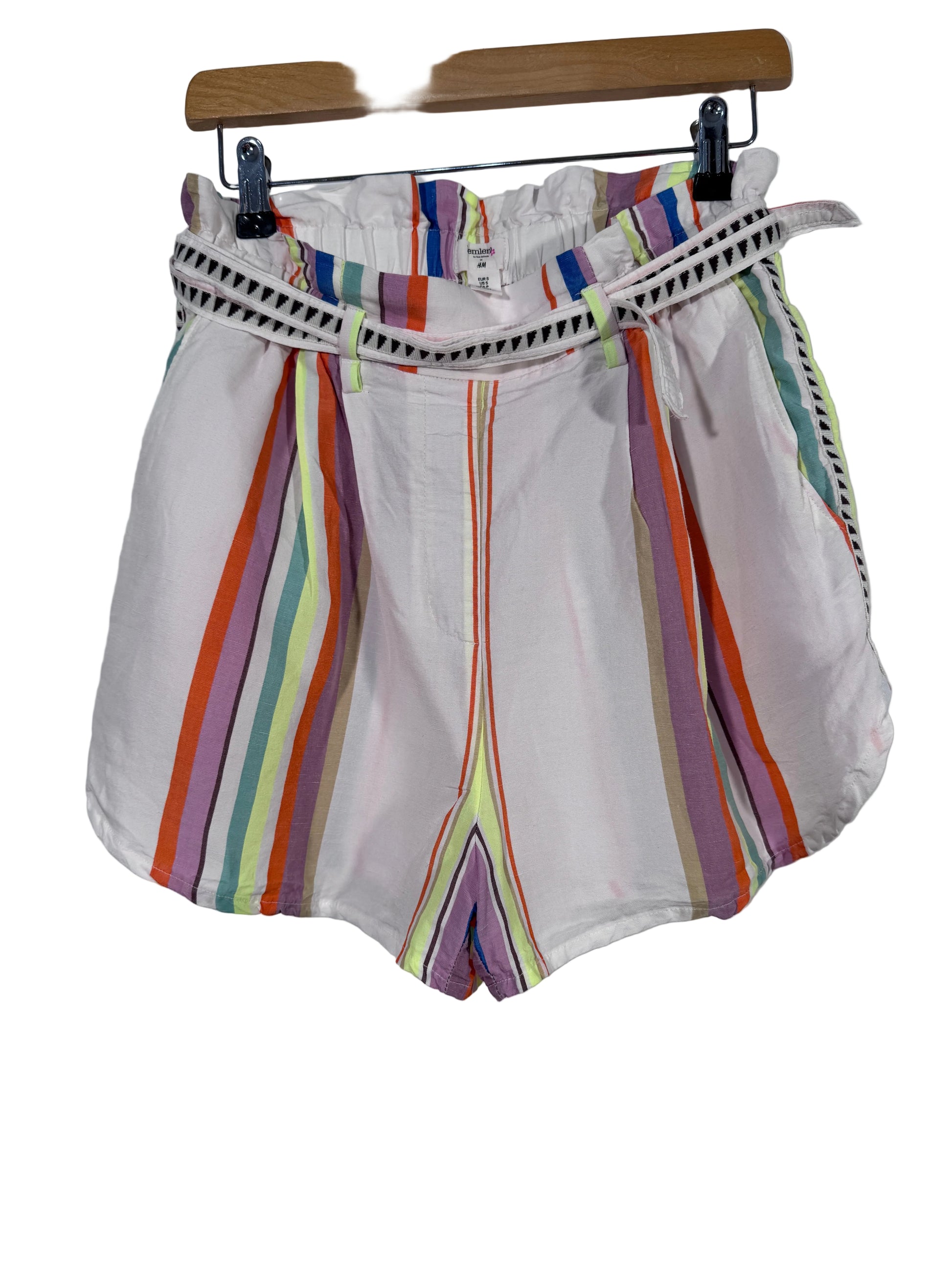 Pantaloni scurti Lemlem x H&M 26% lana marimea S dama